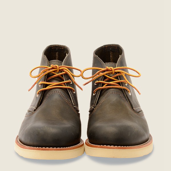 Heritage Sko Herre - Red Wing Work - Chukka Rough & Tough Læder - Mørkegrå - BQMKFV-345